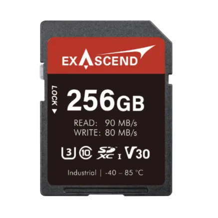 Exascend Industrial SD300 V30 C10 SD 6.0 256GB