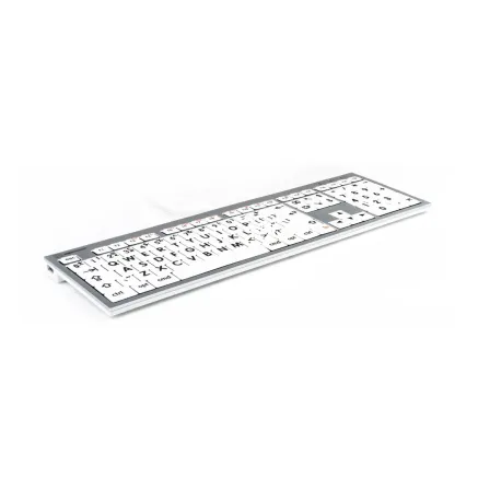 LogicKeyboard XLPrint ALBA Black on White keyboard UK