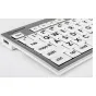 LogicKeyboard XLPrint ALBA Black on White keyboard UK