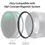 K&F Concept 72MM Magnetic Round Mirror Series Adapter Ring