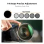 K&F Concept 58MM Adjustable Black Mist 1/4 & Variable ND2ND400 Filter