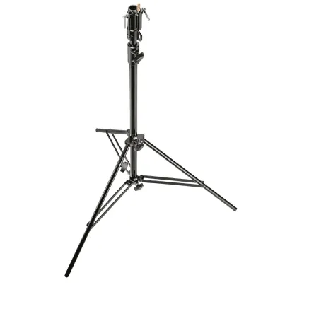 Manfrotto 008BSU Black Zinc Steel Junior Stand - 2-section, 30 kg payload, 