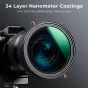 K&F Concept 67MM D Series CPL Variable ND 232 filter