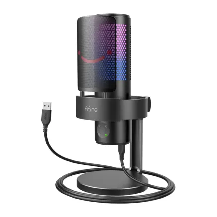 Fifine A9 studio microphone with stand black