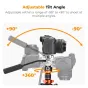 K&F Concept K&F Carbon Fiber Lightweight Camera Tripod O255C4+FH-03