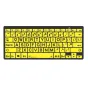 LogicKeyboard XLPrint Bluetooth Black on Yellow UK PC Keyboard