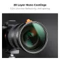 K&F Concept 49MM Adjustable Black Mist 1/4 & Variable ND2ND400 Filter