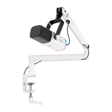 Fifine TAM8W dynamic microphone white