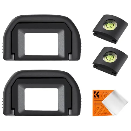 K&F Concept Viewfinder and Hot-Shoe Accessory Kit - Eyecups, bubble levels,