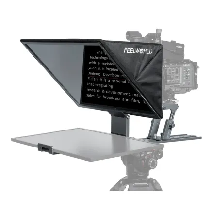 Feelworld TP21 - 21-inch teleprompter with 70/30 beam-split glass