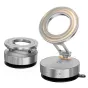 K&F Concept Magnetic Phone Holder for Car Silver - 360 rotatable, strong N52 