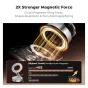 K&F Concept Magnetic Phone Holder for Car Silver - 360 rotatable, strong N52 