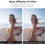 K&F Concept Black Soft 1/4 Filter for DJI Osmo Action 6