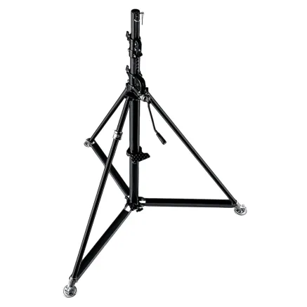 Manfrotto 387XBU Black Stainless Steel Super Wind Up Stand