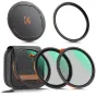 K&F Concept 67MM Nano-X Series Magnetic Filter Kit CPL ND3-32 Black Mist 1/4