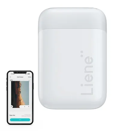 Liene Pearl 2x3 Portable Photo Printer White