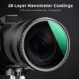 K&F Concept K&F 82mm Lens ND Filter Kit ND4+ND8+ND64+ND1000
