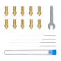 ELEGOO Neptune 4 4 Pro Brass Nozzle Set 0.2mm 0.4mm 0.6mm 0.8mm