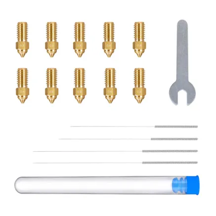ELEGOO Neptune 4 4 Pro Brass Nozzle Set 0.2mm 0.4mm 0.6mm 0.8mm