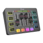 Fifine SC3W audio mixer black - 4 faders, XLR support, RGB backlighting