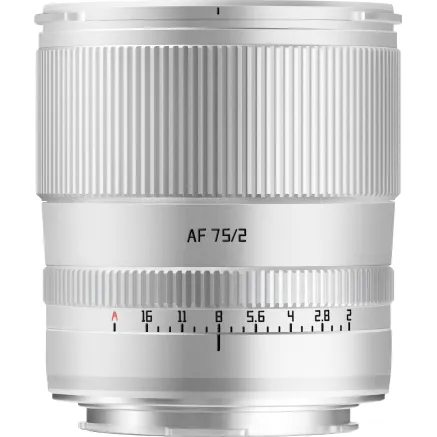 TTArtisan APS-C AF75mm F2 L Silver