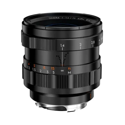 DZO Optics Simera 75mm f1.4 for Leica M Mount