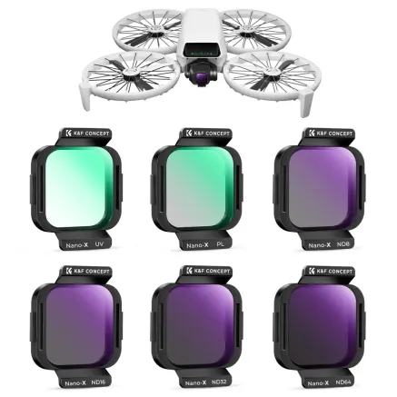 K&F Concept K&F DJI Flip Filter 6pcs UV CPL ND8 ND16 ND32 ND64