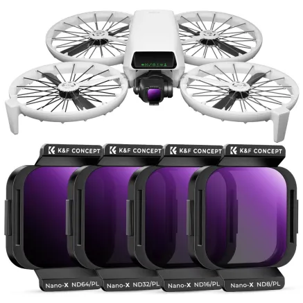 K&F Concept K&F DJI Flip Filter 4PCS ND8&PL ND16&PL ND32&PL ND64&PL