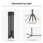 K&F Concept 2.0m Aluminum Alloy Reflective Light Stand 2pcs