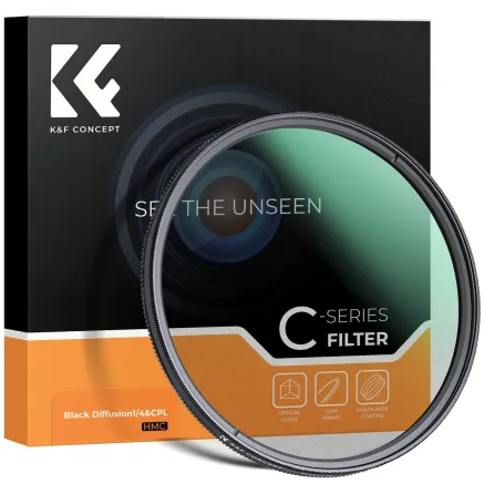 K&F Concept 43MM Multi-functional CPL+Black Mist 1/4 Filter
