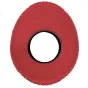 Eyecushion OVAL S Fleece Red