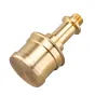 Manfrotto Cine Adapter 019 - Brass, 3/8 screw to 5/8 stud, 28mm diameter