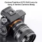K&F Concept C/Y-E Adapter - Manual focus for Contax/Yashica lenses on Sony 