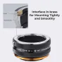 K&F Concept C/Y-E Adapter - Manual focus for Contax/Yashica lenses on Sony 
