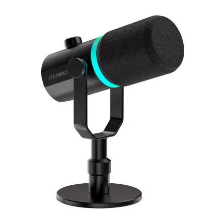 Feelworld PM1 - XLR USB Dynamic Microphone for Podcasting, Gaming, Live Streamin