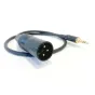 Infinitek L-2E5 microphone cable 4,6mm, XLR(M) / JACK 3,5mm TRS (M) 0,5 m, BLK