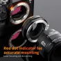 K&F Concept MAF-NEX Adapter - Metal construction, manual focus for Sony NEX