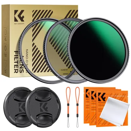 K&F Concept 52MM CPL+MCUV+ND1000+Lens Cap