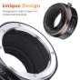 K&F Concept NIK-M4/3 Adapter - High precision for Nikon AI F lenses