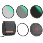 K&F Concept 52MM Magnetic Lens Filter Kit CPL+ND8+ND64