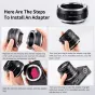 K&F Concept K&F High Precision Lens Adapter Mount PK-L