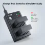 K&F Concept K&F LP-E17 1250mAh Dual Battery Charger
