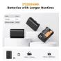 K&F Concept K&F LP-E6NH KF28.0039V1 Camera Battery 2250mAh 3-pack Charger