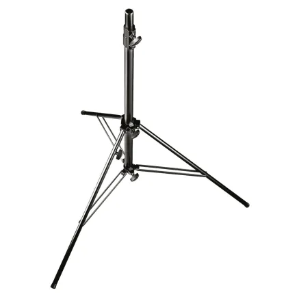 Manfrotto 126BMUAC Black Air-Cushioned Levelling Leg LE Stand