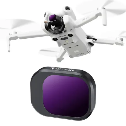 K&F Concept ND1000 Filter for DJI Mini 4 Pro - 10-stop light reduction, HD 