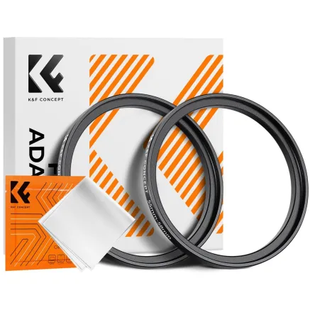 K&F Concept Step Up Filter Ring 55-58mm 2pcs
