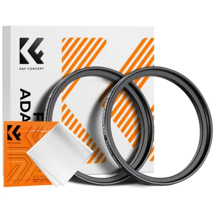 K&F Concept Step Up Filter Ring 52-55mm 2pcs