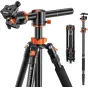 K&F Concept K&F T255A4+BH-28L Aluminum Video Camera Tripod