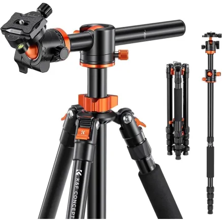 K&F Concept K&F T255A4+BH-28L Aluminum Video Camera Tripod
