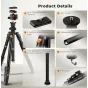 K&F Concept KF09.144V1 O275A5+BH-36 tripod